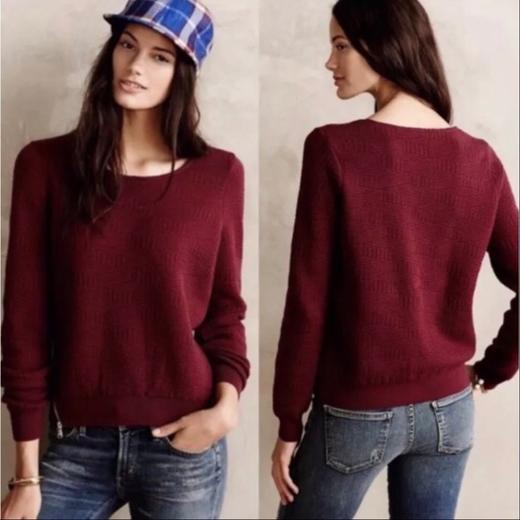 Anthropologie Sweaters - NOT FOR SALE Moth Sweater Merle Pullover Size Zip